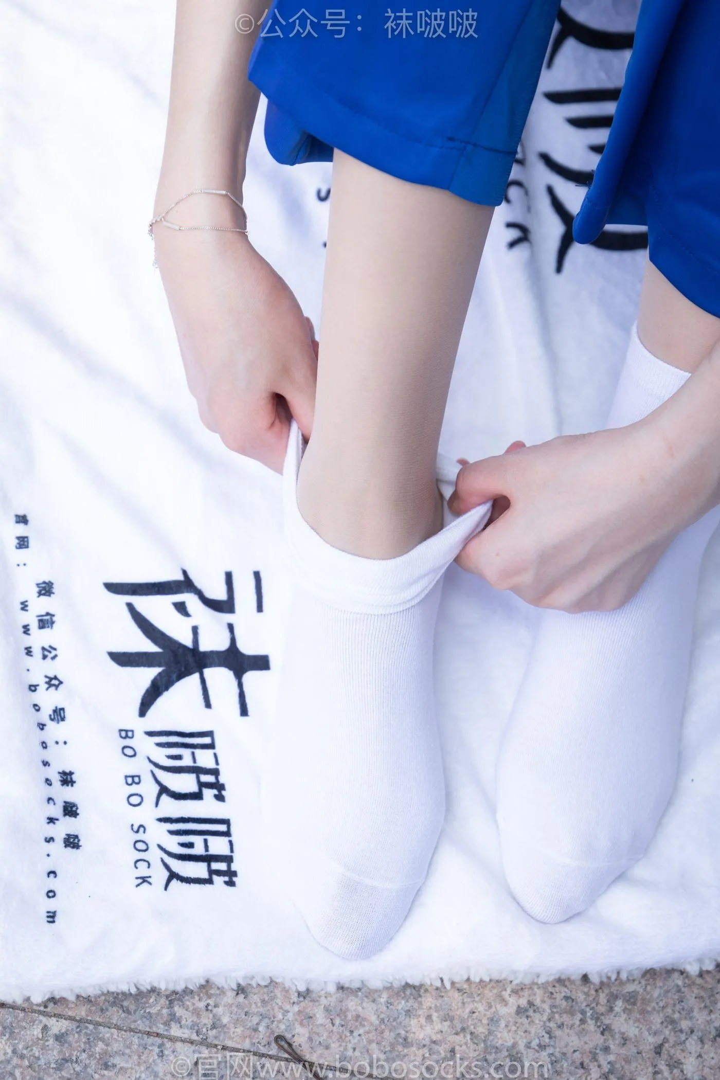[BoBoSocks袜啵啵]NO.022 小甜豆-校服、贝壳头、白棉袜、肉丝 [140P]插图4